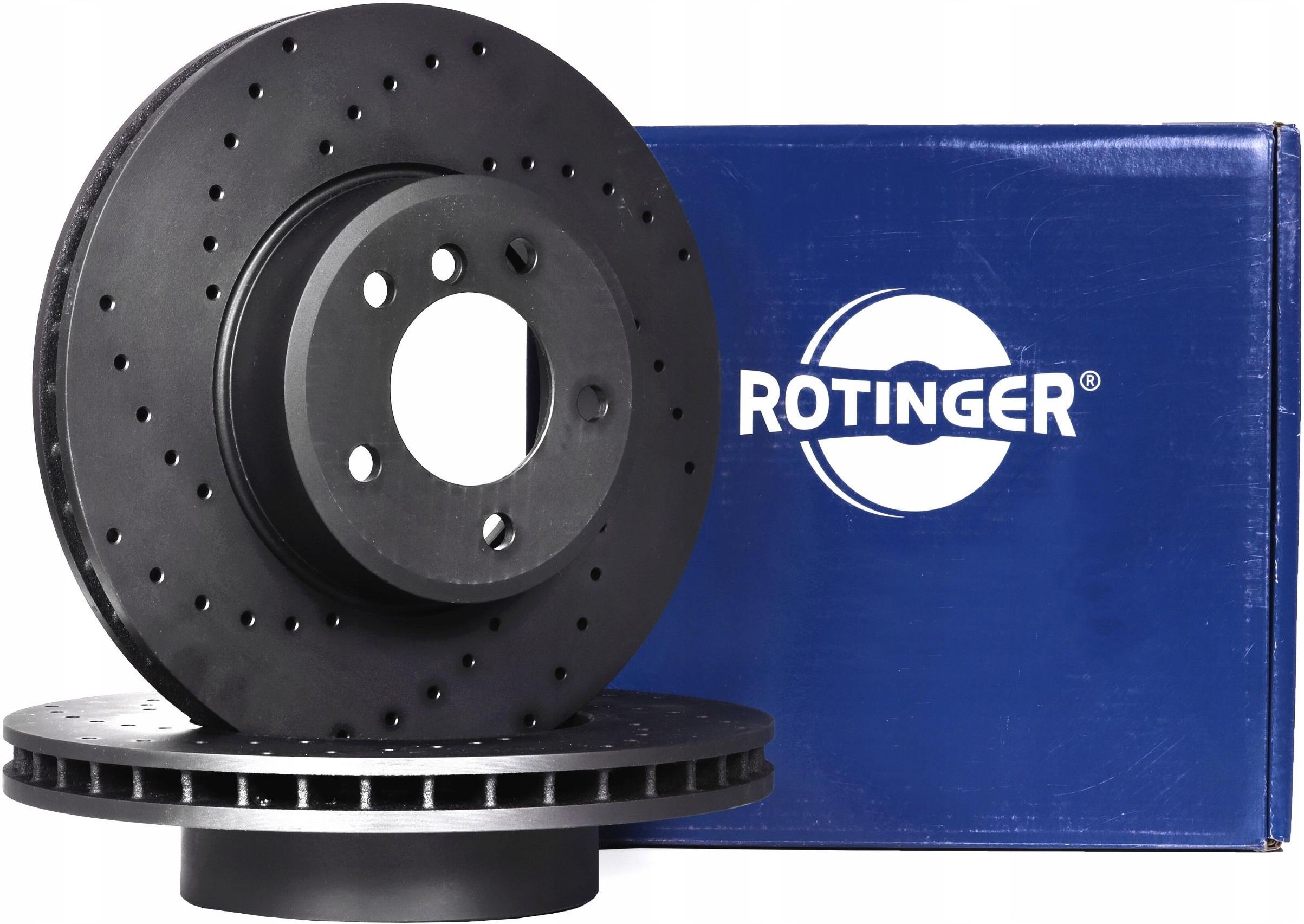 ROTINGER Set Di 2 Dischi Freno Anteriori Con Rivestimento Anticorrosione - RT 20704-GL T6 - Diametro 296mm - Compatibile Con Codici OE Honda
