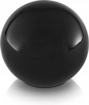 Kula ceramiczna czarna ozdobna 11 cm