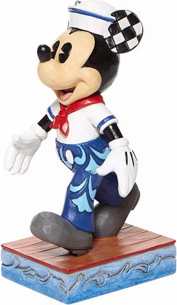 Jim Shore Myszka Miki Mouse Marynarz Snazzy Sailor Mickey 6008079 Figurka Dekoracja Pokój Dziecięcy 1006