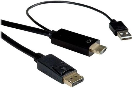 Kabel HDMI / DisplayPort USB Roline 11.04.5992 2 m