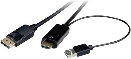 Kabel HDMI / DisplayPort USB Roline 11.04.5993 3 m
