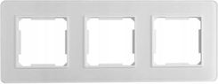 Zdjęcie Electromalt Ramka Potrójna Szklana Biała Quad QAD1003GW - Sulejówek