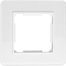 Zdjęcie Electromalt Ramka Pojedyncza Szklana Biała Quad QAD1001GW - Wrocław