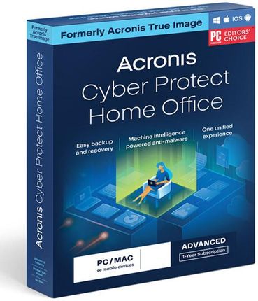 Acronis Cyber Protect Home Office Advanced (Dawniej True Image) 3Pc/1Rok