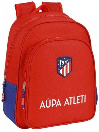 Atlético Madrid Plecak Szkolny Czerwony Granatowy 27X33X10Cm