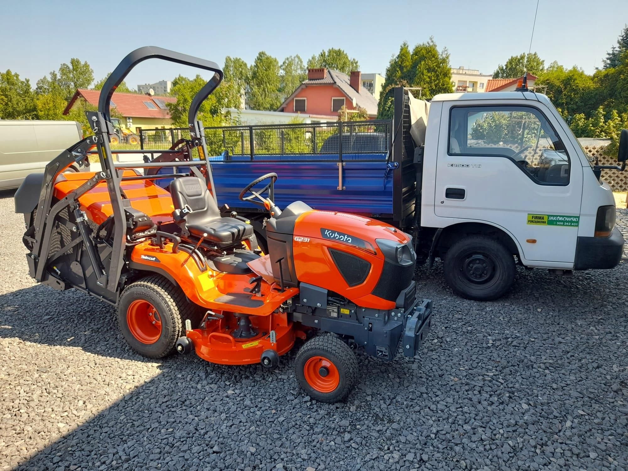 Kubota Kosiarka G231Hd Z Koszem Wysoki Wysyp Raty - zdjęcie 2 Kubota Kosiarka G231Hd Z Koszem Wysoki Wysyp Raty