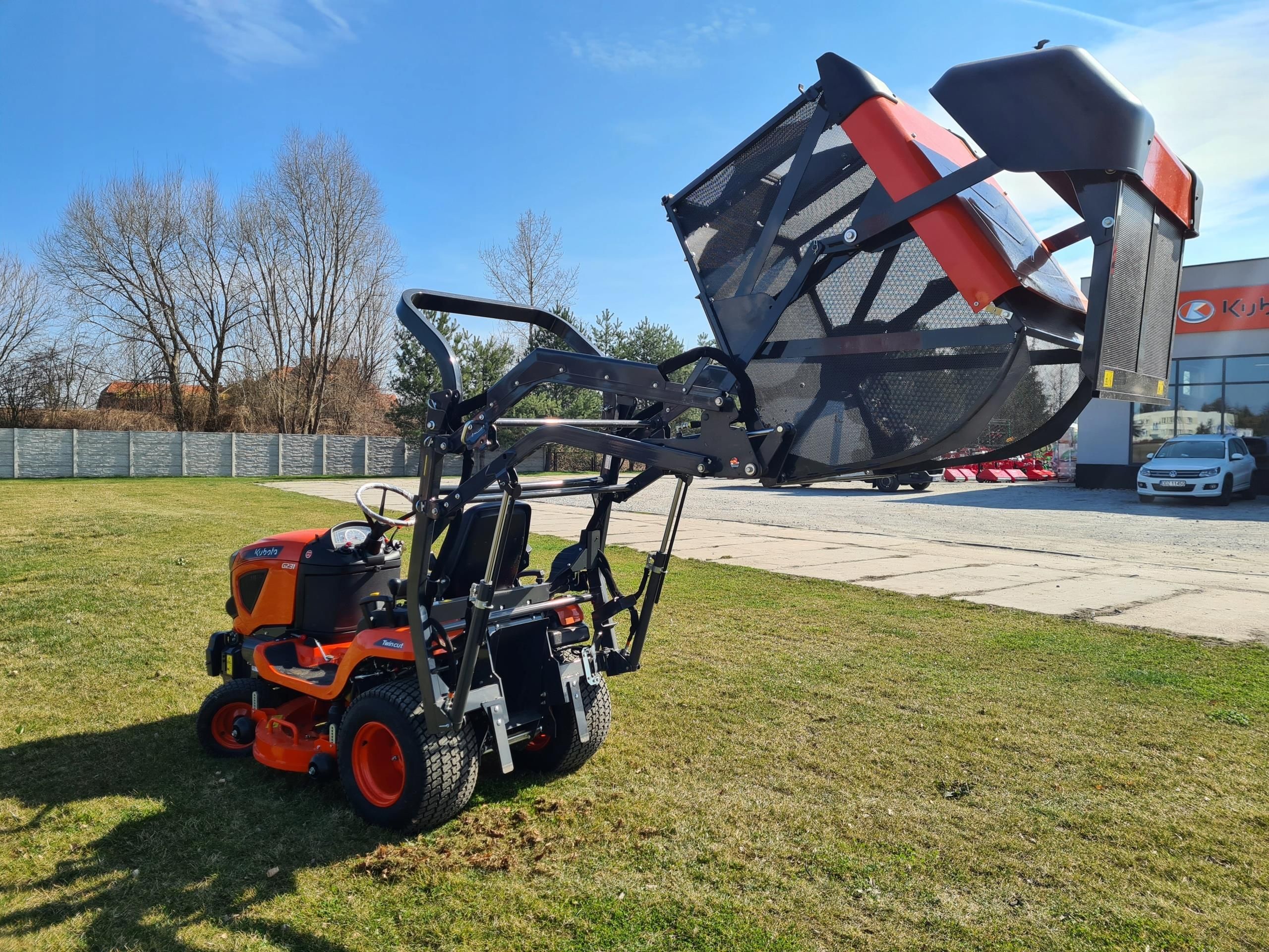 Kubota Kosiarka G231Hd Z Koszem Wysoki Wysyp Raty - zdjęcie 7 Kubota Kosiarka G231Hd Z Koszem Wysoki Wysyp Raty