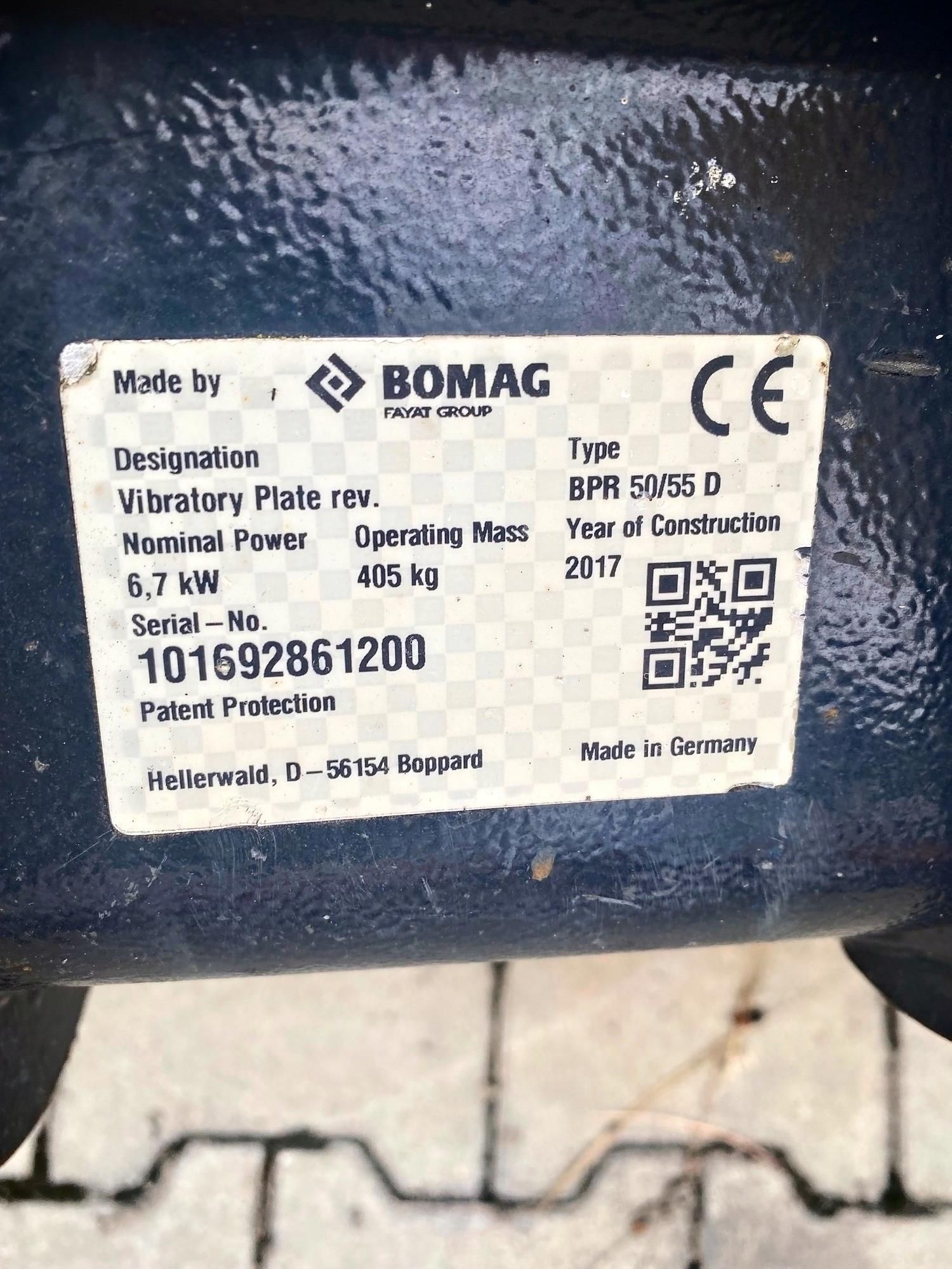 Bomag Zagęszczarka Rewersyjna Bpr Ubijak Płytowy - zdjęcie 9 Bomag Zagęszczarka Rewersyjna Bpr Ubijak Płytowy