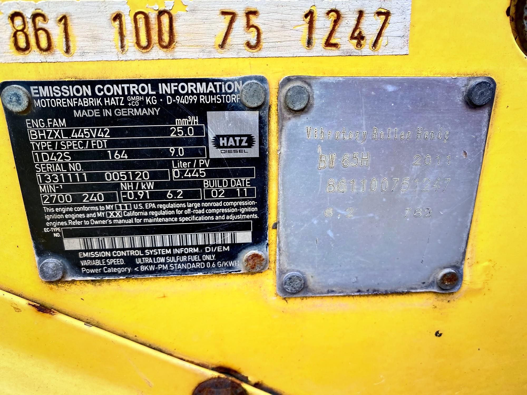Bomag Ręcznie Prowadzony Walec Wibracyjny Bw65H - zdjęcie 5 Bomag Ręcznie Prowadzony Walec Wibracyjny Bw65H