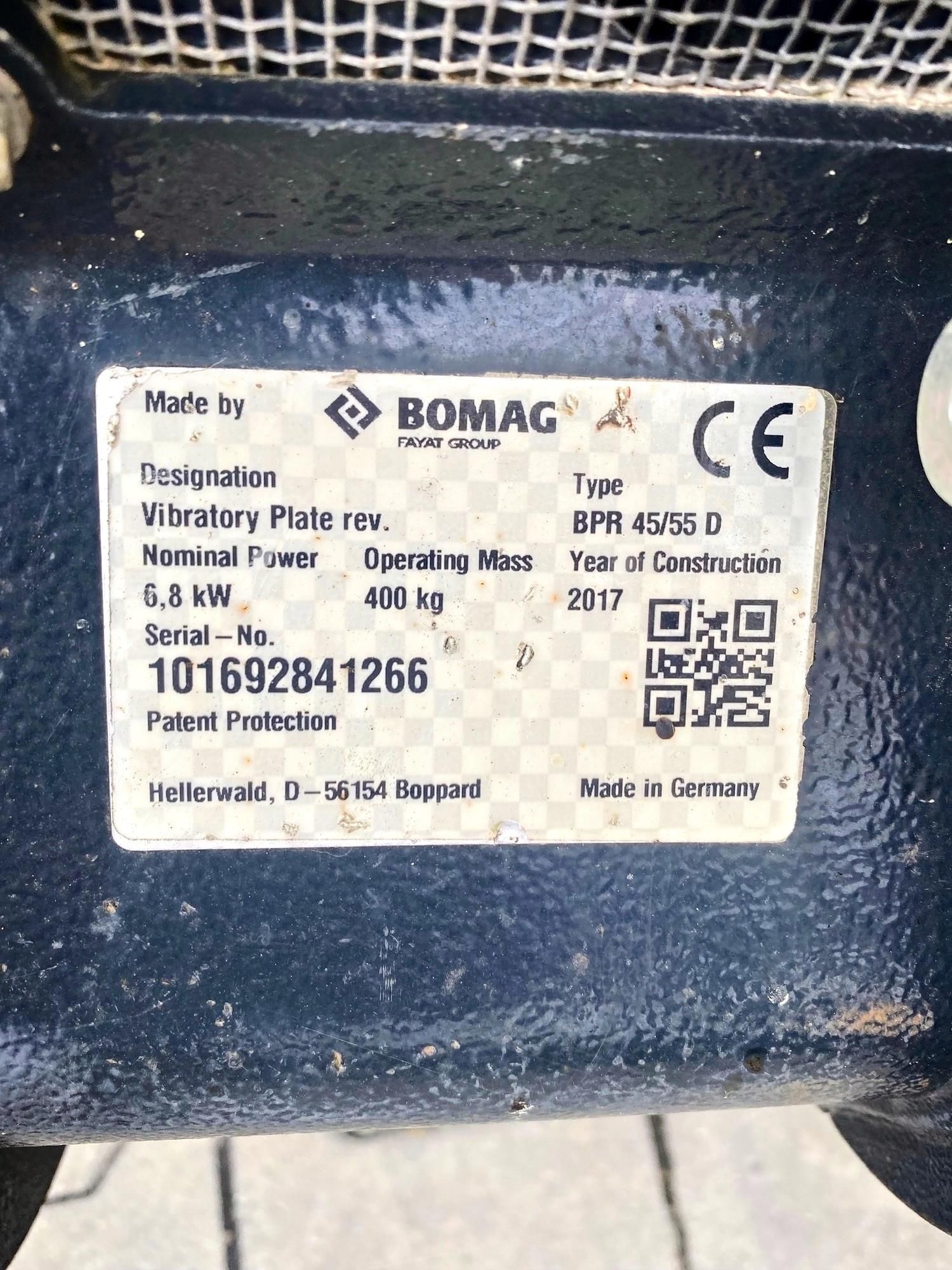 Bomag Zagęszczarka Płyta Wibrująca Bpr45/55D 50/55 - zdjęcie 5 Bomag Zagęszczarka Płyta Wibrująca Bpr45/55D 50/55
