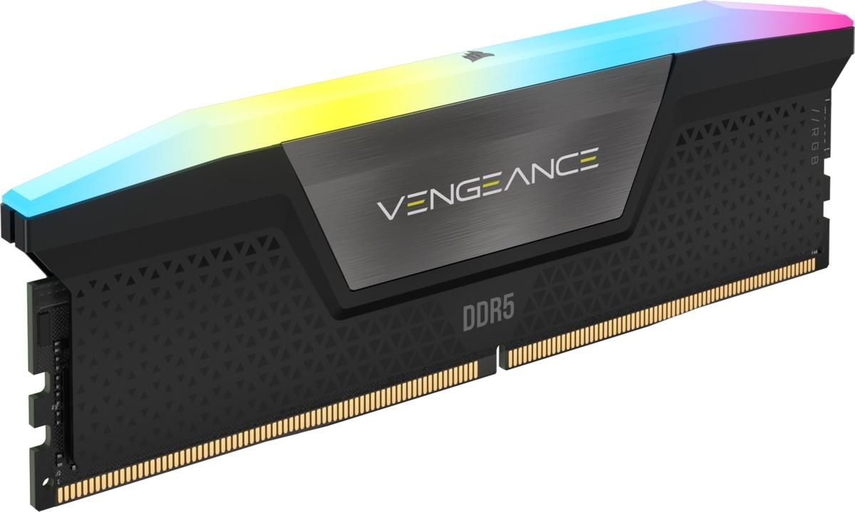 VENGEANCE® RGB 64GB (2x32GB) DDR5 DRAM 6000MHz C40 Memory