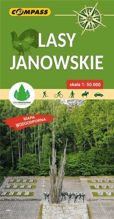 Mapa tur. - Lasy Janowskie lam 1:50 000 w.2022