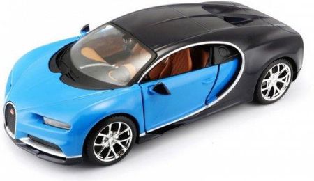 Maisto Model Kompozytowy Bugatti Chiron Niebiesko-Czarny
