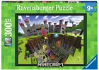 Ravensburger Puzzle Minecraft 300 Pièces XXL – Découpe Spéciale, Dès 9 Ans, 49 X 36 Cm, Fabriqué En Europe