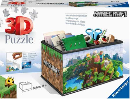 Ravensburger Polska Puzzle 216El. 3D Szkatułka Minecraft