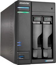 Serwer plików Asustor LOCKERSTOR 2 AS6702T 2-bay, Intel Celeron N5105 Czterordzeniowy 2.0GHz, 4GB RAM DDR4. 4x M.2 PCIe (NVMe), 2x 2.5 GbE. 2x USB 3.