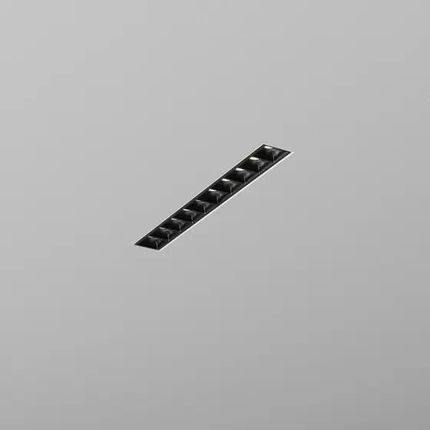 Aqform Oprawa podtynkowa LED Rafter points 27cm 54cm biała czarna : Długość - 270mm, Kąt świecenia 50°, Kolor obudowy czarna, Moc 7.5W,  (30270L930WB0