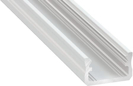Lumines Profil meblowy typ A biały czarny srebrny 1m 2m z kloszem : Długość - 1 metr, Kolor obudowy biała (10001110)