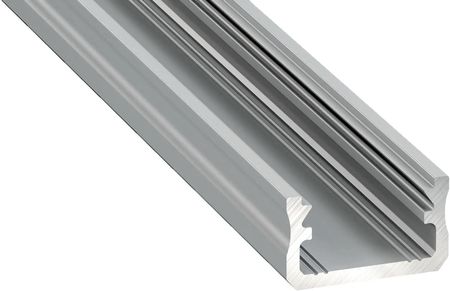 Lumines Profil meblowy typ A biały czarny srebrny 1m 2m z kloszem : Długość - 1 metr, Kolor obudowy srebrna (10001410)