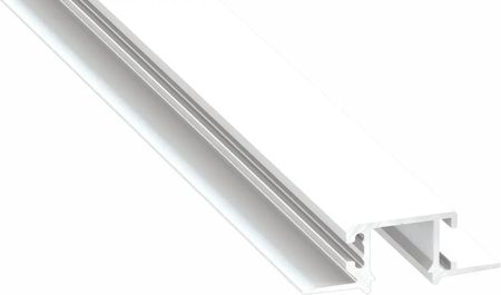 Lumines Profil architektoniczny typ Mono biały srebrny 1m z kloszem : Długość - 1 metr, Kolor obudowy biała (10068110)