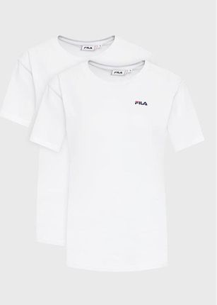 Fila Komplet 2 t-shirtów Bari FAW0139 Biały Regular Fit