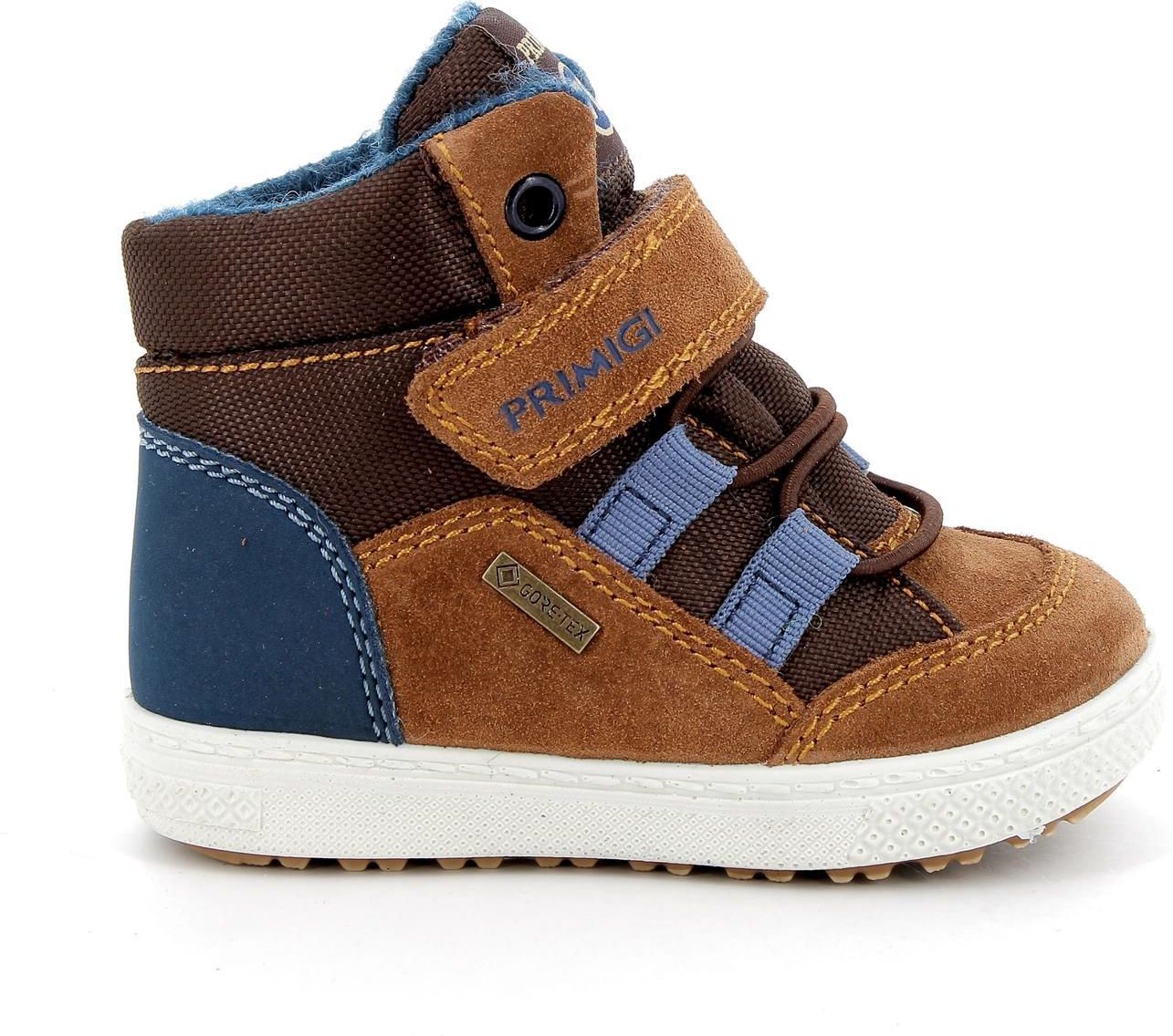 Primigi Fille Barth 19 GTX Bottine Beige Foncé Crème - Chaussures Gore-Tex Cuir