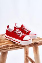 Zdjęcie Dziecięce Materiałowe Trampki BIG STAR KK374071 Czerwone - Bisztynek