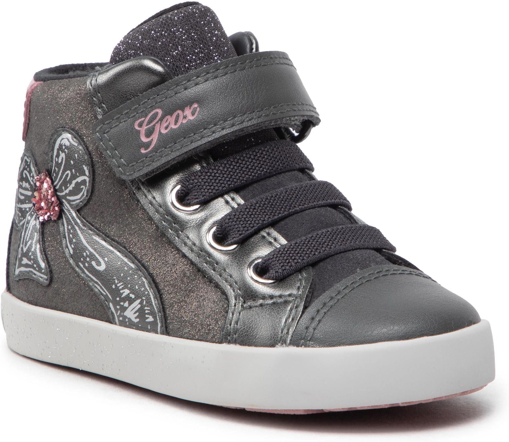 Sneakersy GEOX - B Kilwi G. A B26D5A 077AJ C1377 M Dk Grey/Dk Pink ...