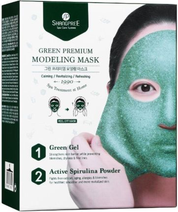 Shangpree Green Premium Modeling Mask - Maska modelująca ze śluzem ślimaka 1szt.