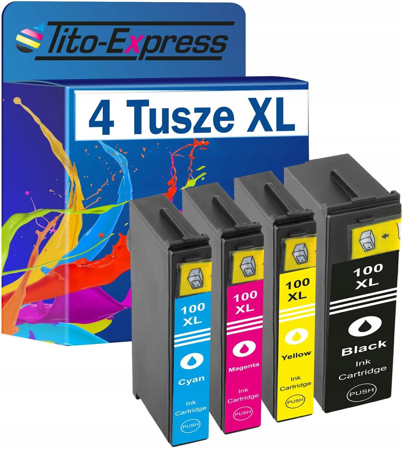 Tusz TITO EXPRESS 4 TUSZE DO LEXMARK 100XL PLATINUMSERIE 4052259 Do Drukarki Opinie I Ceny