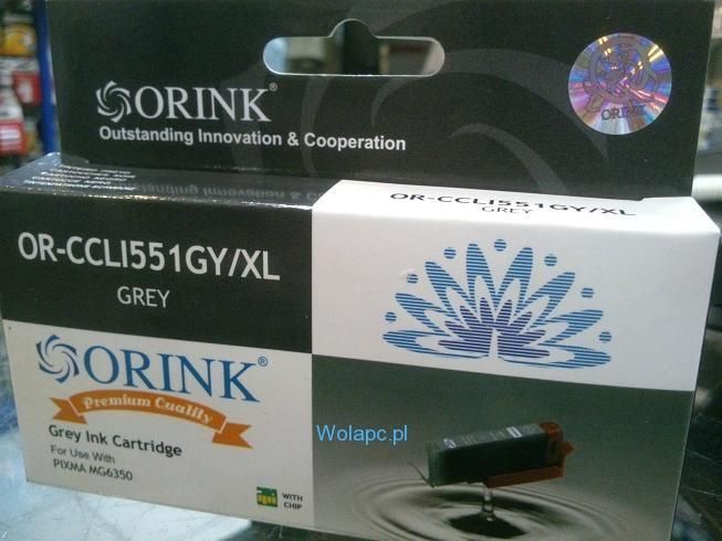 Set Ricarica Inchiostro Per Stampanti Canon Pixma IP8750, MG6350, MG7150, MG7550 &ndash; Con Inchiostro Grigio, Nuovo!