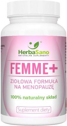 Herbasano Femme+ ziołowa formuła na menopauzę 60kaps.