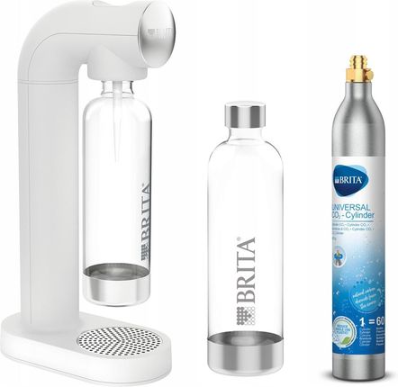 BRITA sodaONE biały + 2 x butla CO2 + 3 x butelka