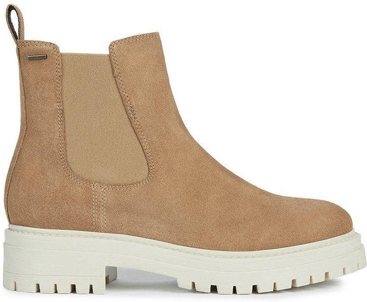 Stivaletti Donna Geox Iridea B Abx C - Impermeabili E Traspiranti Con Suola Brevettata - Tacco 5cm