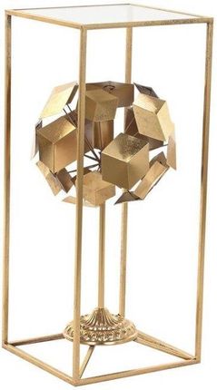 Dkd Home Decor Lampa stołowa Złoty 220 V 50 W Nowoczesny Geometryczny (30 30 71 cm) 