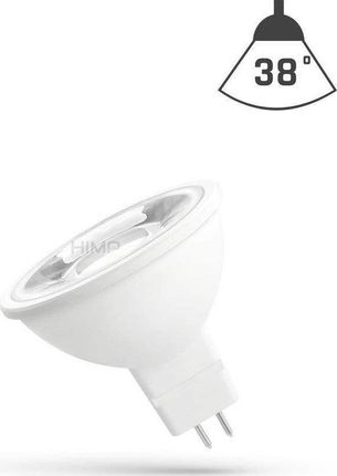 Spectrumled Żarówka LED MR16 12V 6W SMD 38st Barwa Neutralna z soczewką WOJ+14552 himp 