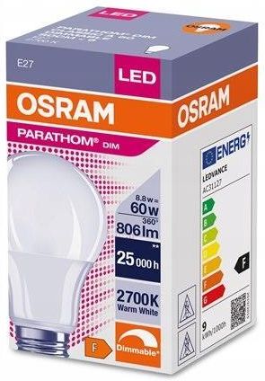 Osram Parathom Classic LED 60 dimmable 8,8W/827 E27 bulb - Opinie i  atrakcyjne ceny na