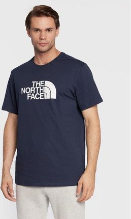 The North Face T-Shirt Easy NF0A2TX3 Granatowy Regular Fit