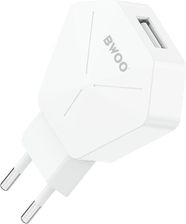 BWOO ładowarka sieciowa CDA15 1x USB 2,4A biała