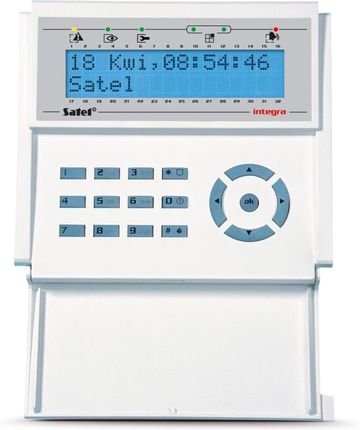 Satel Manipulator LCD (typ I niebieskie podświetl.) INT-KLCD-BL