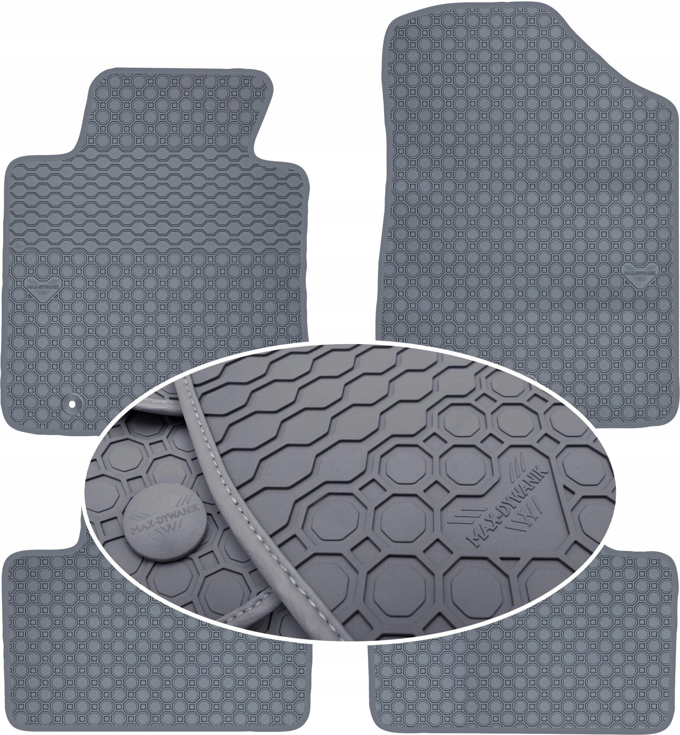 Tapis de sol en caoutchouc pour Kia Ceed II 2 2012-2018 3D