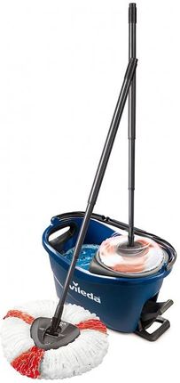 Vileda Mop Set Turbo Easy Wring Clean Box Floor Wiper Blue 1677