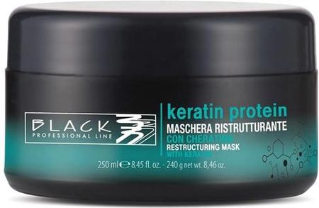 Black Professional Line Restrukturująca Maska Do Włosów Zniszczonych Z Keratyną - Keratin Protein Mask 250ml