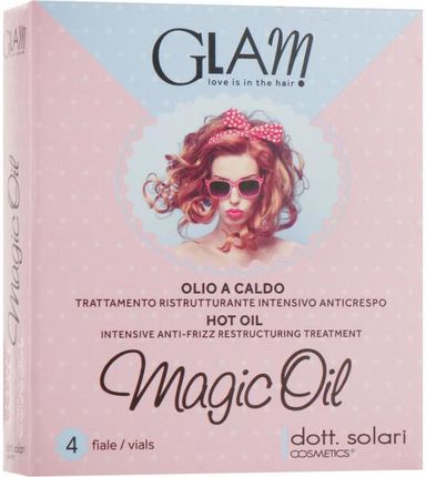 Dott. Solari Olejek Do Włosów Przeciw Puszeniu Glam Magic Oil 4 X 10 ml