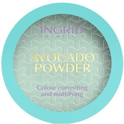 Ingrid Cosmetics Puder Awokado - Avocado Powder Colour Correcting And Mattifying 8 G