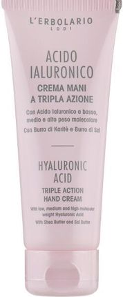 L'Erbolario Nawilżający Krem Do Rąk Z Kwasem Hialuronowym - Hyaluronic Acid Triple Action Hand Cream 75ml