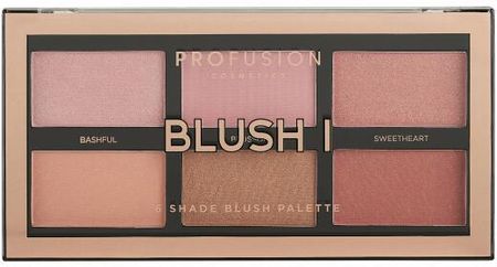 Profusion Cosmetics Paleta Różów Do Twarzy - Blush Palette I 110 G