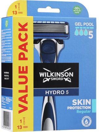 Wilkinson Sword Maszynka Do Golenia 13 Wymiennych Ostrzy Hydro 5 Skin Protection Regular