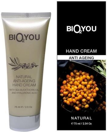 Bio2You Przeciwstarzeniowy Krem ​​Do Rąk Z Olejem Rokitnika - Natural Anti-Ageing Hand Cream 75ml
