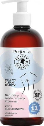 Perfecta Me & My Clean Beauty Naturalny Żel Do Higieny Intymnej Z Kwasem Hialuronowym 400Ml